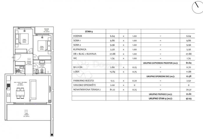 Flat Sveti Filip i Jakov, Sveti Filip I Jakov, 85,58m2