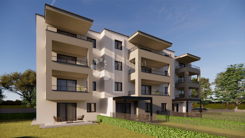 POREČ, SURROUNDINGS - New construction on the 2nd floor with an elevator