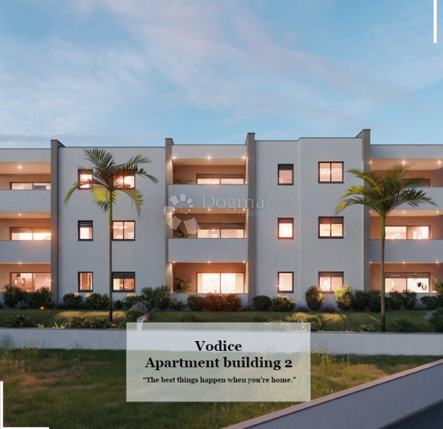 VODICE NOVI ODLIČAN APARTMAN  U PRIZEMLJU AP 1 65, 47 M2