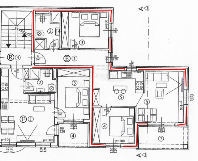 Wohnung Poreč, 53,12m2