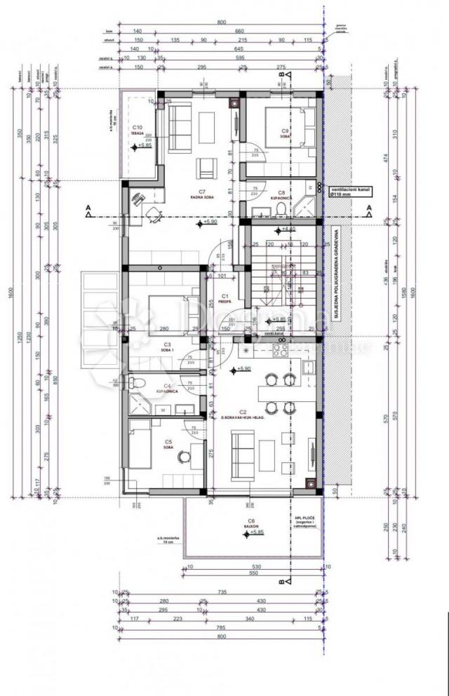 Flat Medulin, 38,72m2