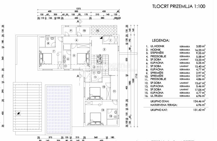 Grundstück Labin, 1.470m2