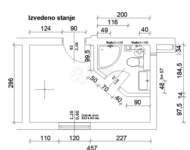 Wohnung Kaštanjer, Pula, 53,60m2