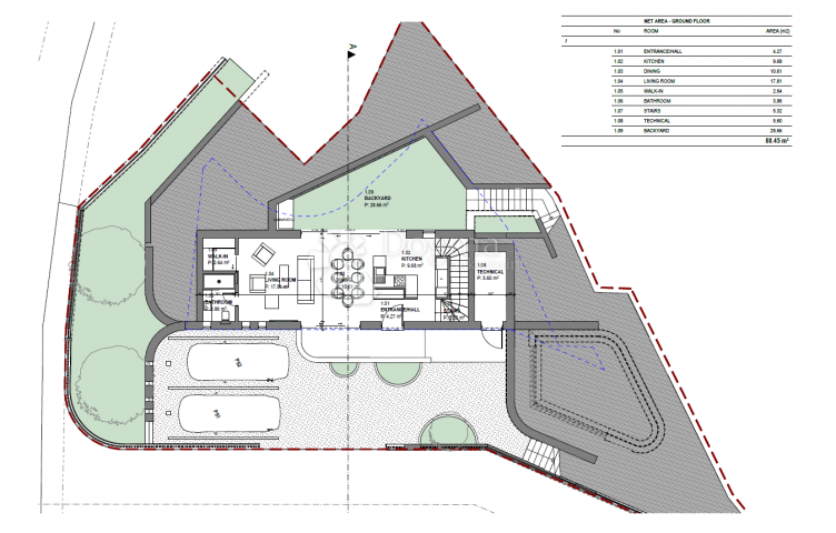 Land Rabac, Labin, 435m2