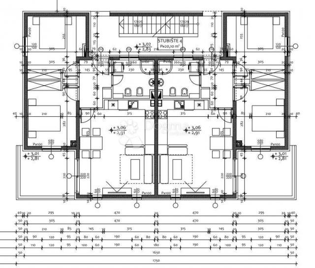 Wohnung Pakoštane, 69,85m2