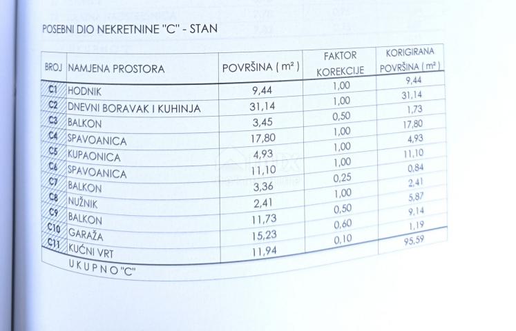 ISTRIEN, LIŽNJAN 3-Zimmer-Wohnung im Erdgeschoss mit Garten und Garage - MEERBLICK!!