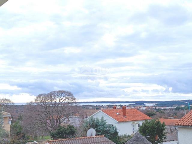 ISTRIA, LIŽNJAN 3-bedroom apartment on the ground floor with garden and garage - SEA VIEW!!