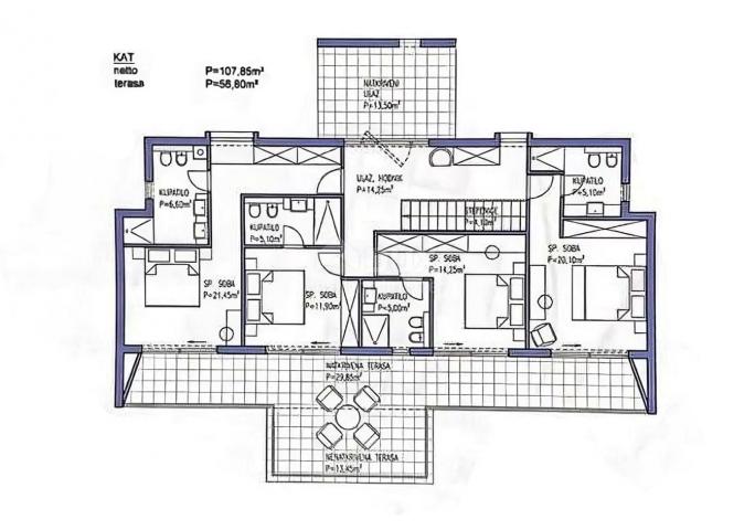 ISTRIA, RABAC - Land with building permit and sea view