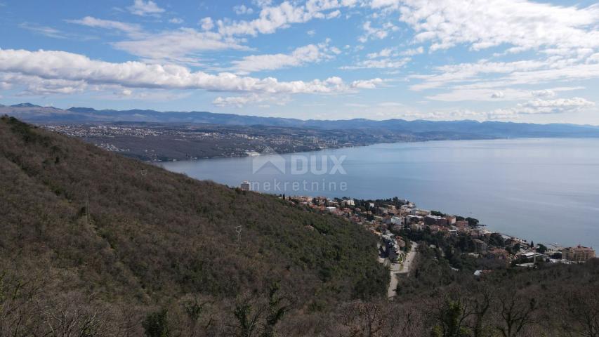 OPATIJA, KOLAVIĆI - Gebäude. Grundstück, 1017 m2, PANORAMA-MEERBLICK!!!