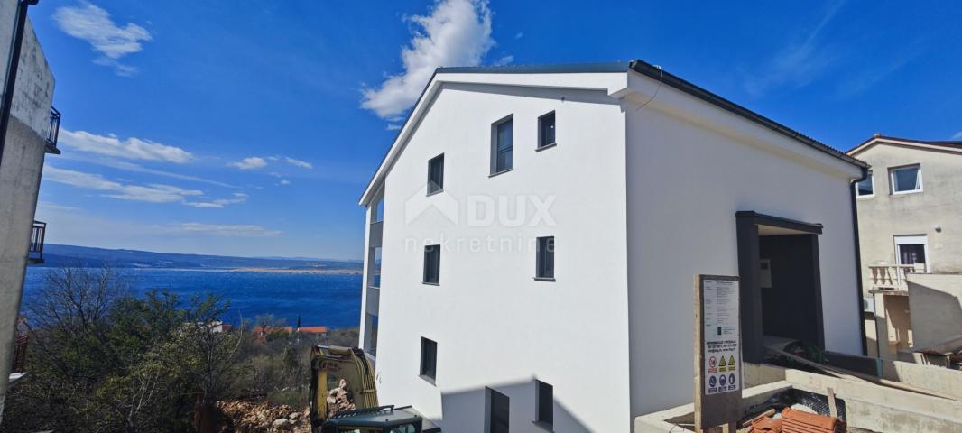 CRIKVENICA - Dvoetažni apartman, 101 m2, pogled na more!