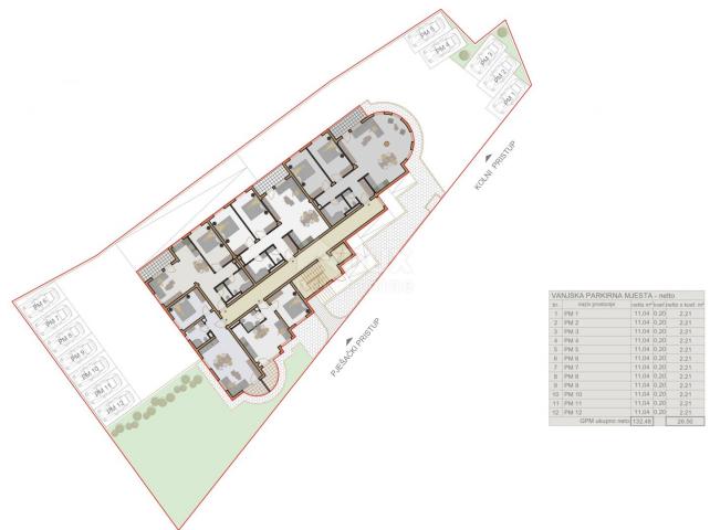 ISTRIEN, PULA - 2BR+DB-Wohnung im 1. Stock eines neuen Gebäudes