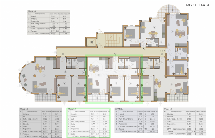 ISTRIEN, PULA - 2BR+DB-Wohnung im 1. Stock eines neuen Gebäudes