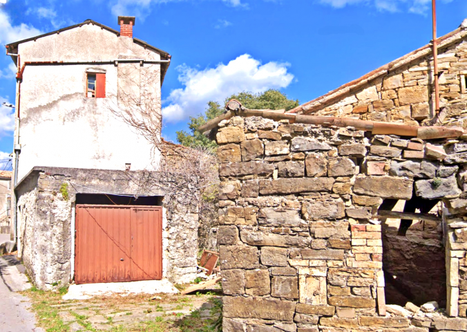 ISTRA, CEROVLJE - Kamena kuća s panoramskim pogledom