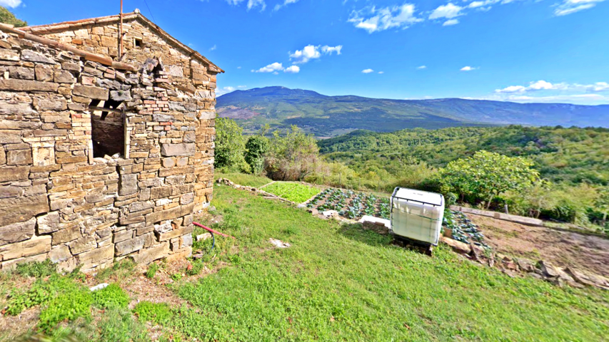 ISTRIEN, CEROVLJE - Steinhaus mit Panoramablick