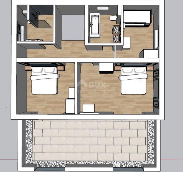 RIJEKA, KOSTRENA- kuća 170 m2, 4s + db, POGLED!