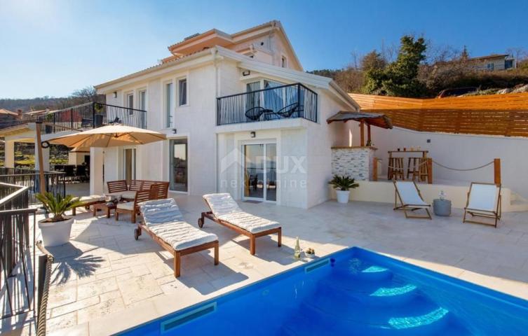 OPATIJA, POLJANE - Villa mit Pool, Terrasse und Panoramablick auf das Meer