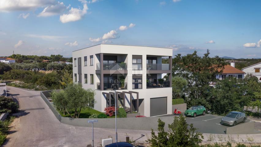 INSEL KRK, STADT KRK - NEUES GEBÄUDE - Apartment mit Meerblick