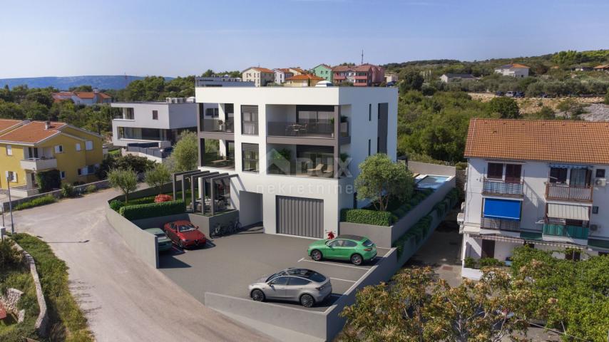 INSEL KRK, STADT KRK - NEUES GEBÄUDE - Apartment mit Meerblick