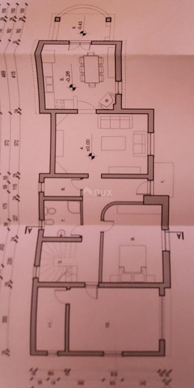 RIBNICA, OBROVAC – GELEGENHEIT! Haus 1. Reihe zum Meer + Boot und Liegeplatz