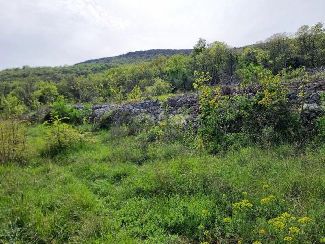 ISTRIEN, RABAC - Grundstück mit offenem Meerblick und Baugenehmigung