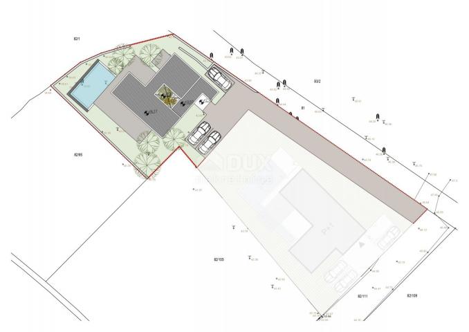 INSEL PAG, LUN – Baugrundstück mit Projekt in toller Lage