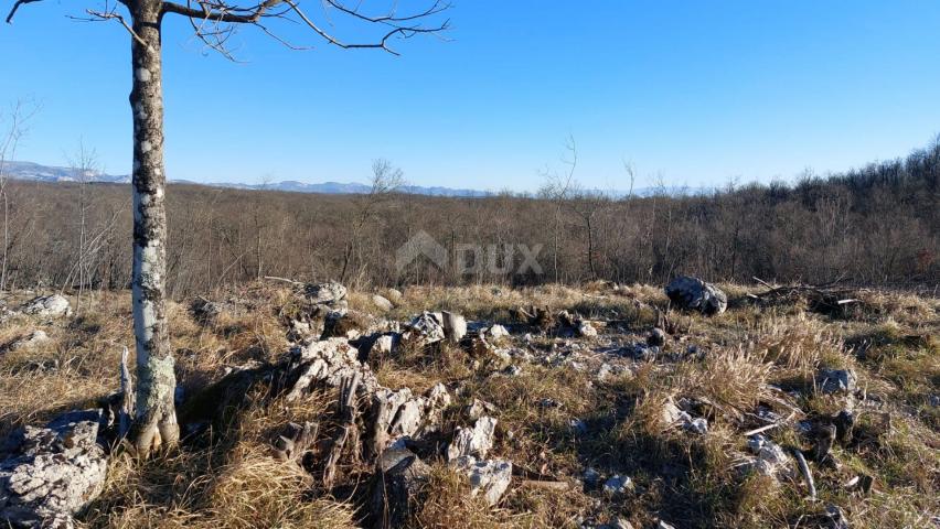 RIJEKA, BREZA - Baugrundstück mit Baugenehmigung für ein exklusives kanadisches Blockhaus mit Swimmi