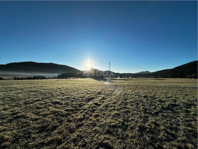 GORSKI KOTAR, RAVNA GORA - zemljište 744 m2 u blizini Delnica