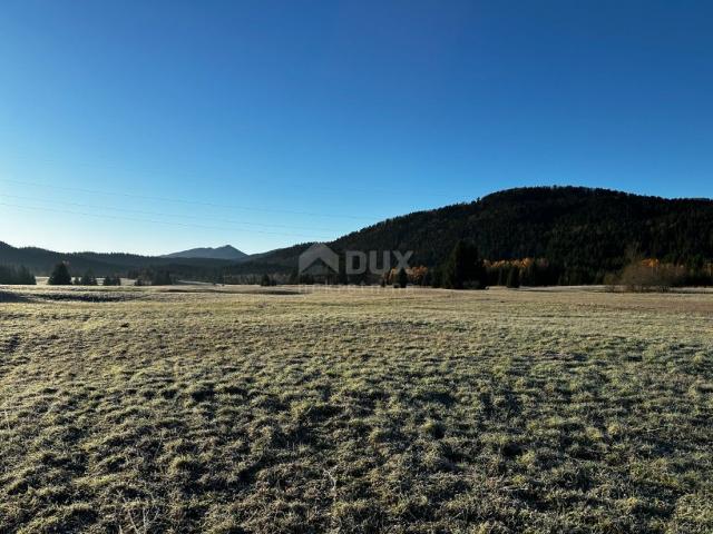 GORSKI KOTAR, RAVNA GORA - zemljište 744 m2 u blizini Delnica