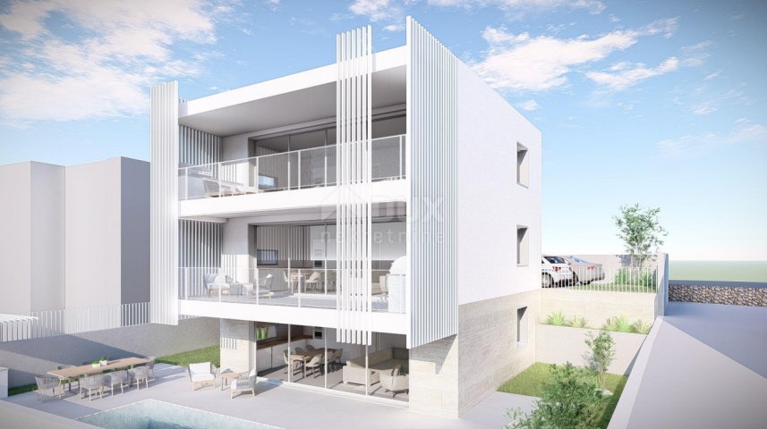 CITY OF KRK - CENTER - NEW CONSTRUCTION - Ground floor with terrace and 2 parking spaces