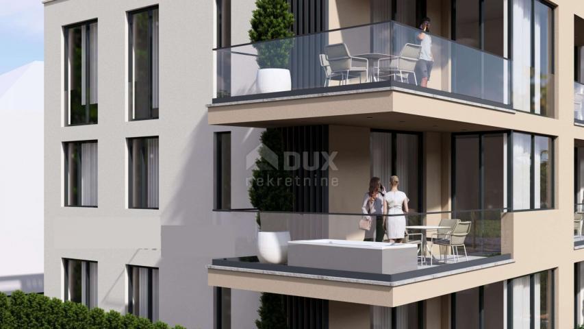 ZADAR, SUKOŠAN – Luxuriöses Penthouse im Bau, 1. Reihe zum Meer CS05