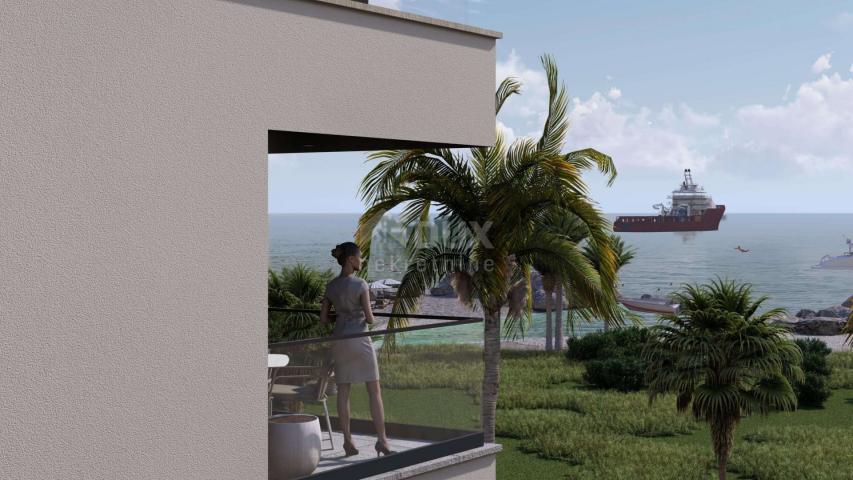 ZADAR, SUKOŠAN – Luxuriöses Penthouse im Bau, 1. Reihe zum Meer CS05