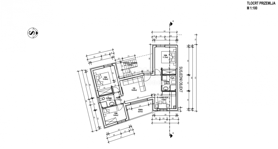 INSEL KRK, ČIŽIĆI – Neubau I – 3-Zimmer-Wohnung im Erdgeschoss