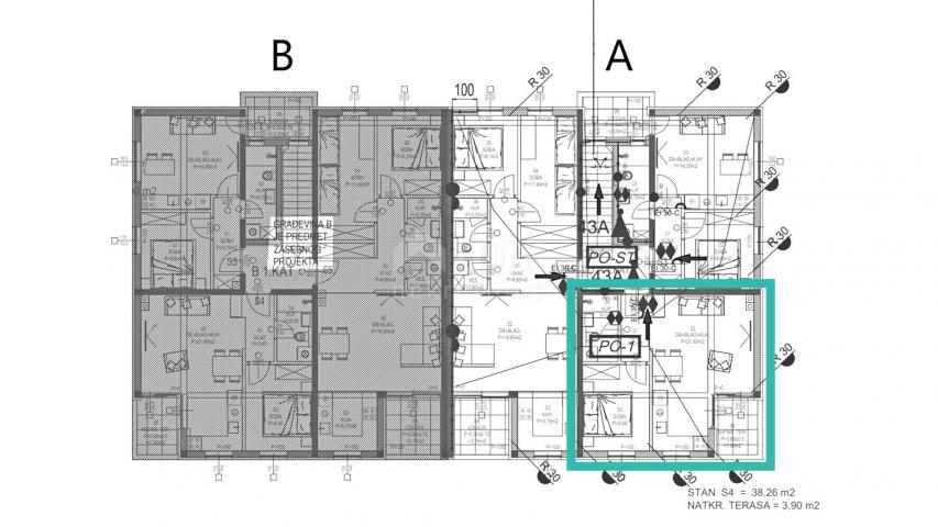 ISTRIEN, BARBAN - Wohnung im ersten Stock eines neuen Gebäudes