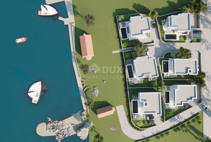 NOVALJA, PAG – VERPASSEN SIE DIE GELEGENHEIT NICHT! Luxusvilla mit Pool in der 2. Reihe zum Meer