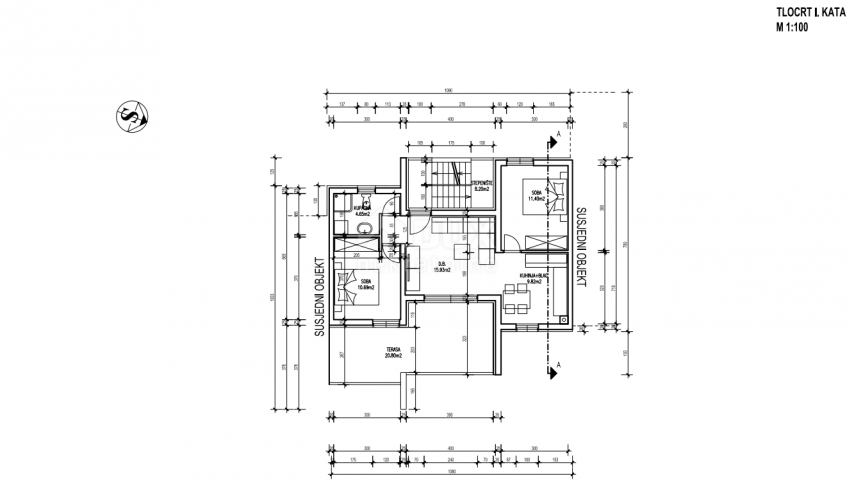 KRK ISLAND, ČIŽIĆI - New construction II - Apartment 2 bedrooms + bathroom on the 1st floor