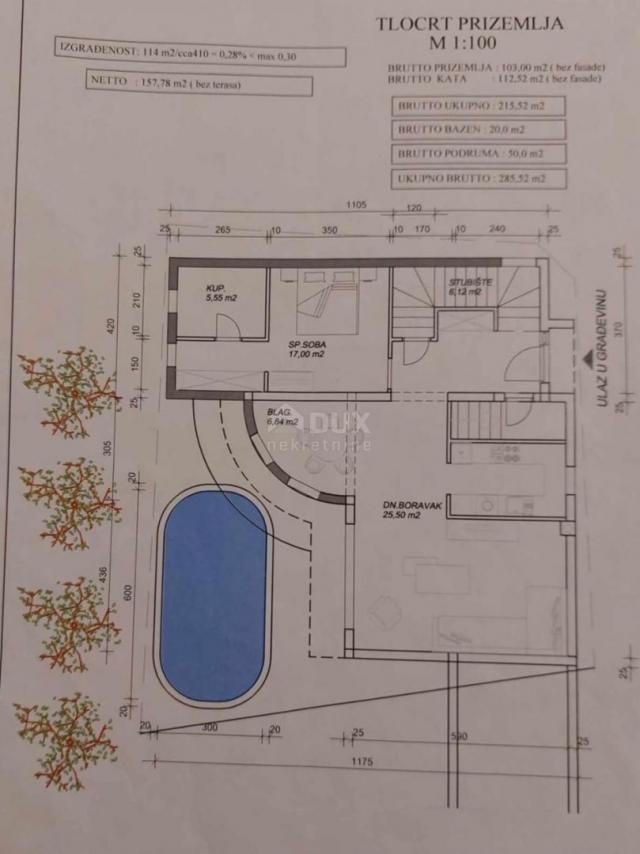 OPATIJA, MATULJI - Haus im Bau 230m2 + Umgebung 400m2