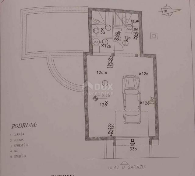 OPATIJA, MATULJI - house under construction 230m2 + surroundings 400m2