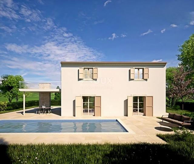 ISTRIA, VIŠNJAN - House with pool and sea view