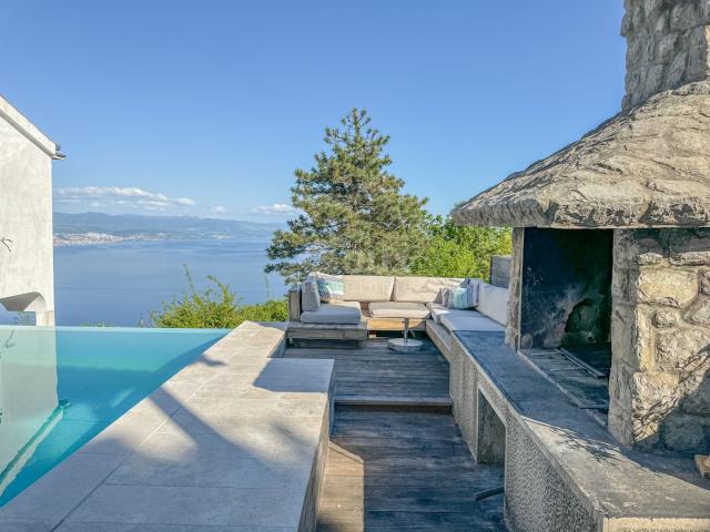 OPATIJA RIVIERA - a private villa with a special arrangement with a swimming pool and a panoramic vi