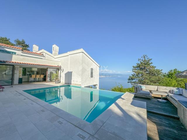 OPATIJA RIVIERA - a private villa with a special arrangement with a swimming pool and a panoramic vi