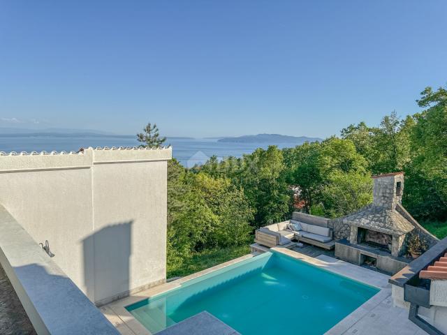 OPATIJA RIVIERA - a private villa with a special arrangement with a swimming pool and a panoramic vi