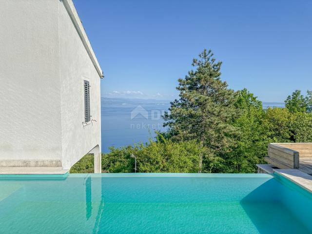 OPATIJA RIVIERA - a private villa with a special arrangement with a swimming pool and a panoramic vi