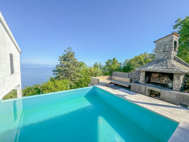 OPATIJA RIVIERA - a private villa with a special arrangement with a swimming pool and a panoramic vi