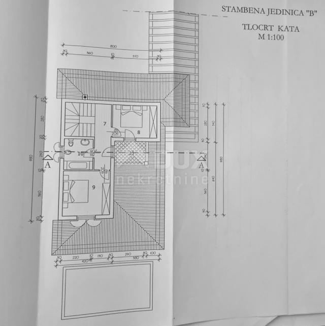 ISTRA, LABIN - Kuća i zemljište s građevinskom dozvolom