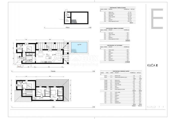 KRK ISLAND, TRIBULJE - building plot with project