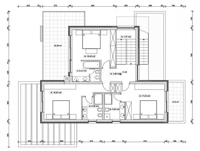 ISTRA, NOVIGRAD - Zemljište s projektom u blizini mora