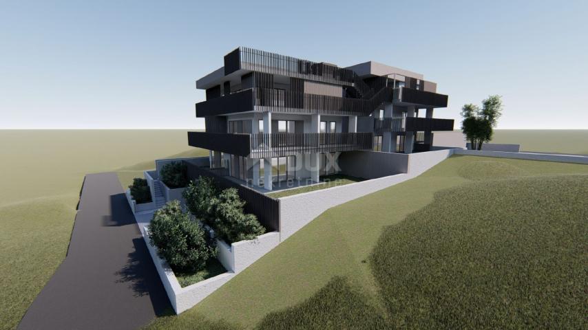 ZADAR, VIDIKOVAC - Apartment under construction with garage and sea view S5