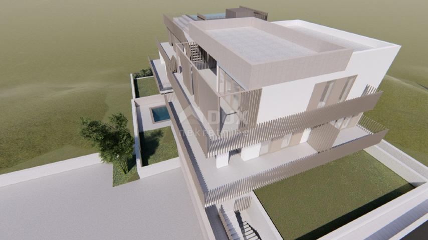 ZADAR, VIDIKOVAC - Apartment under construction with garage and sea view S5