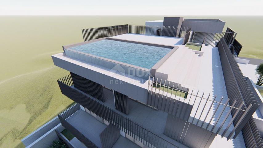 ZADAR, VIDIKOVAC - Apartment under construction with garage and sea view S5