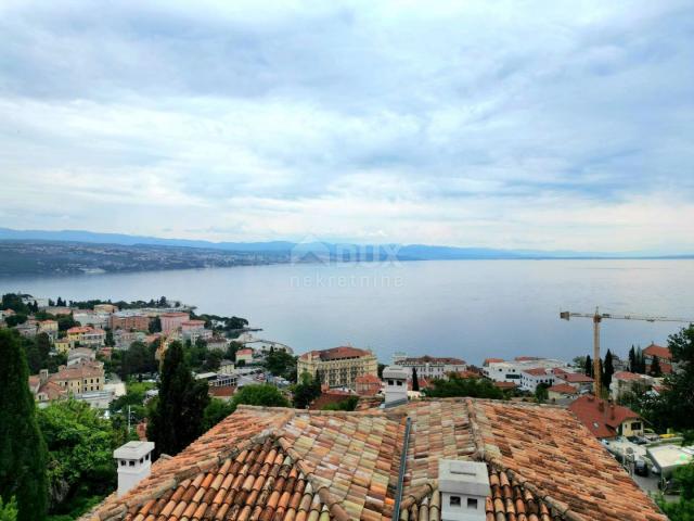 OPATIJA, ZENTRUM - Einfamilienhaus 250m2 mit Panoramablick auf das Meer + Umgebung 740m2